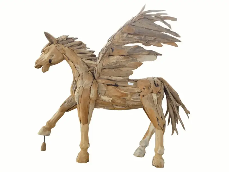Product image 1 of the product “Mythical Pegasus - Horse with Wings. The wings are removable. About 170cm length and 150cm height. ”